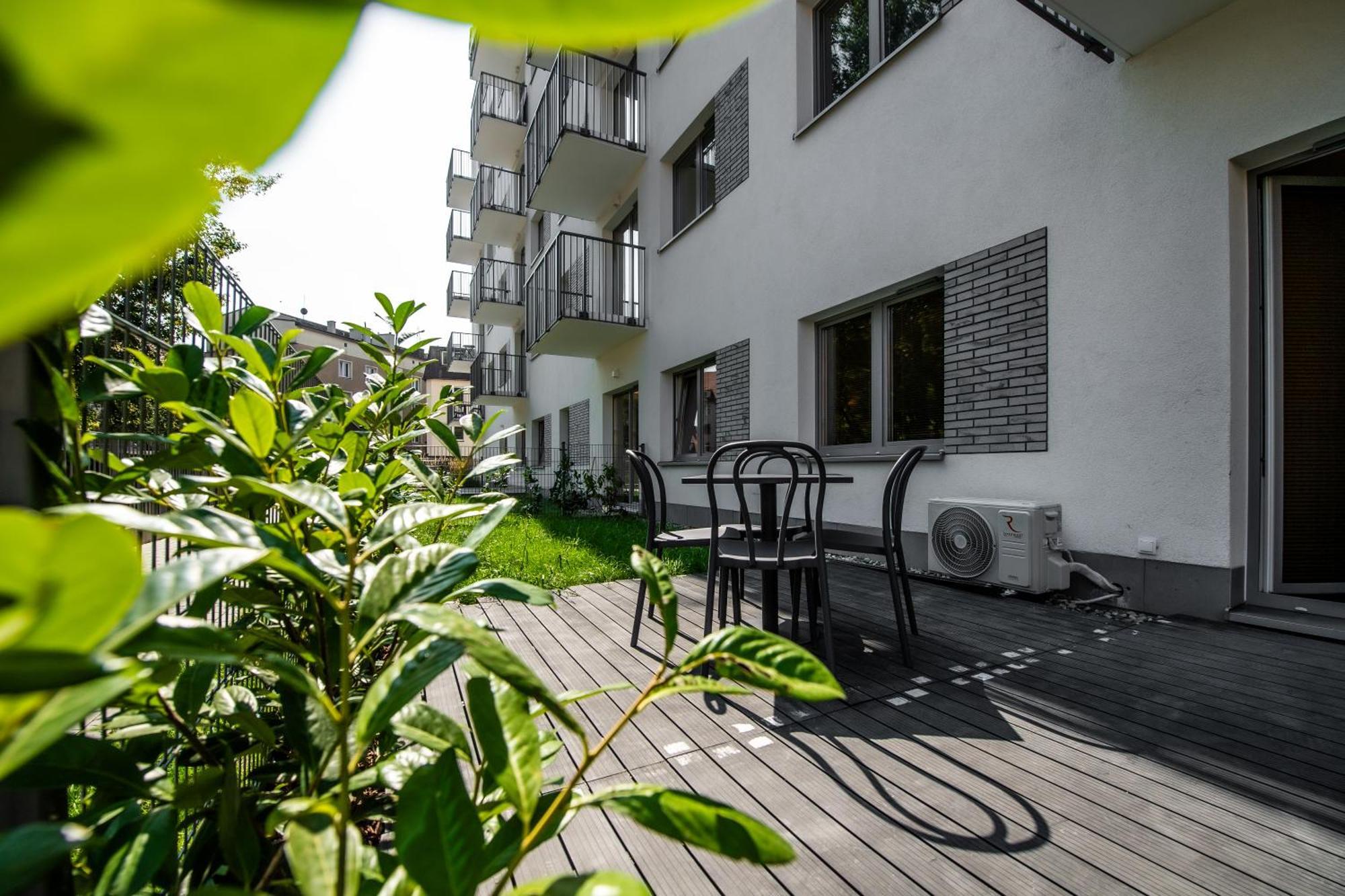 Apartament Mikolowska Z Tarasem Gliwice Buitenkant foto